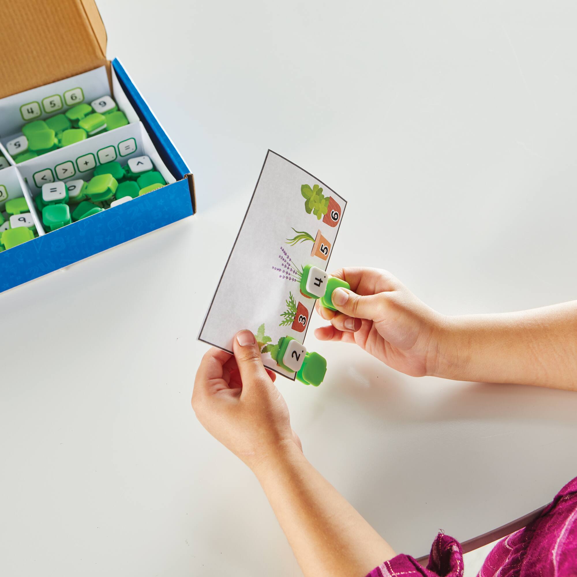 hand2mind® Learn My Numbers Fine Motor Clips